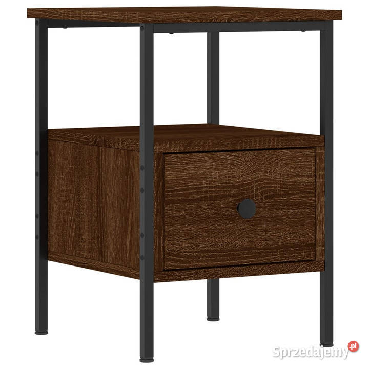 Szafka nocna brązowy dąb 34x36x50 materiał Warszawa
