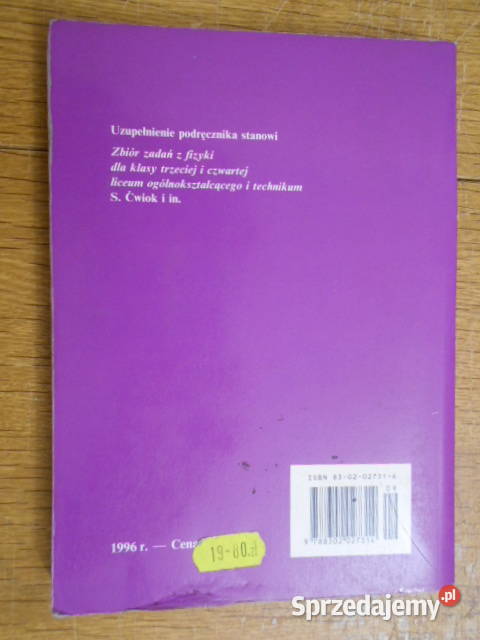Krzysztof Chyla Fizyka Rok wydania 1996 Parczew