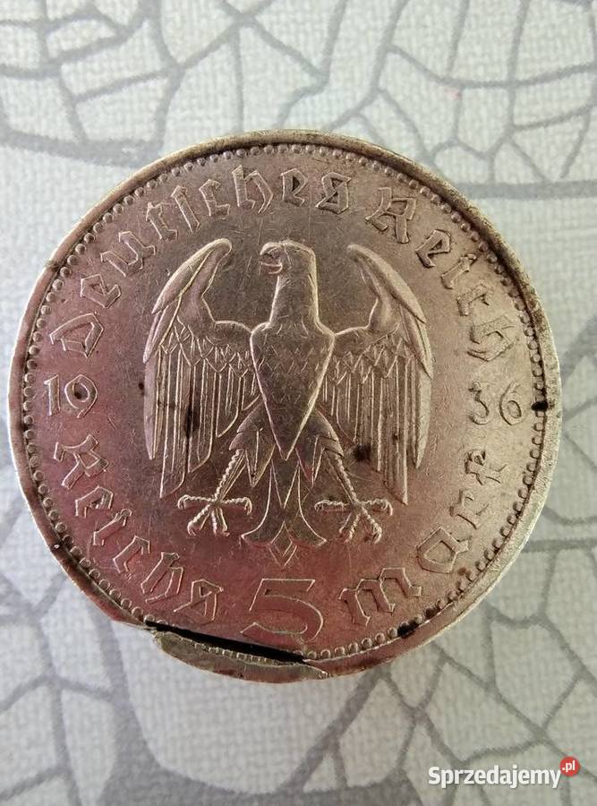 Moneta 5 marek Hindenburg Żory