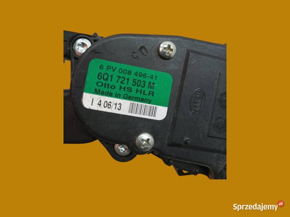 PEDAŁ POTENCJOMETR GAZU 6Q1721503M Seat Ibiza IV Pedały