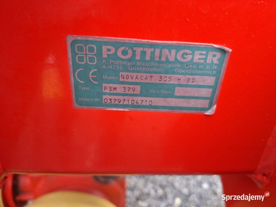 Kosiarka dyskowa POTTINGER NOVOCAT 305 HED Bolesławiec