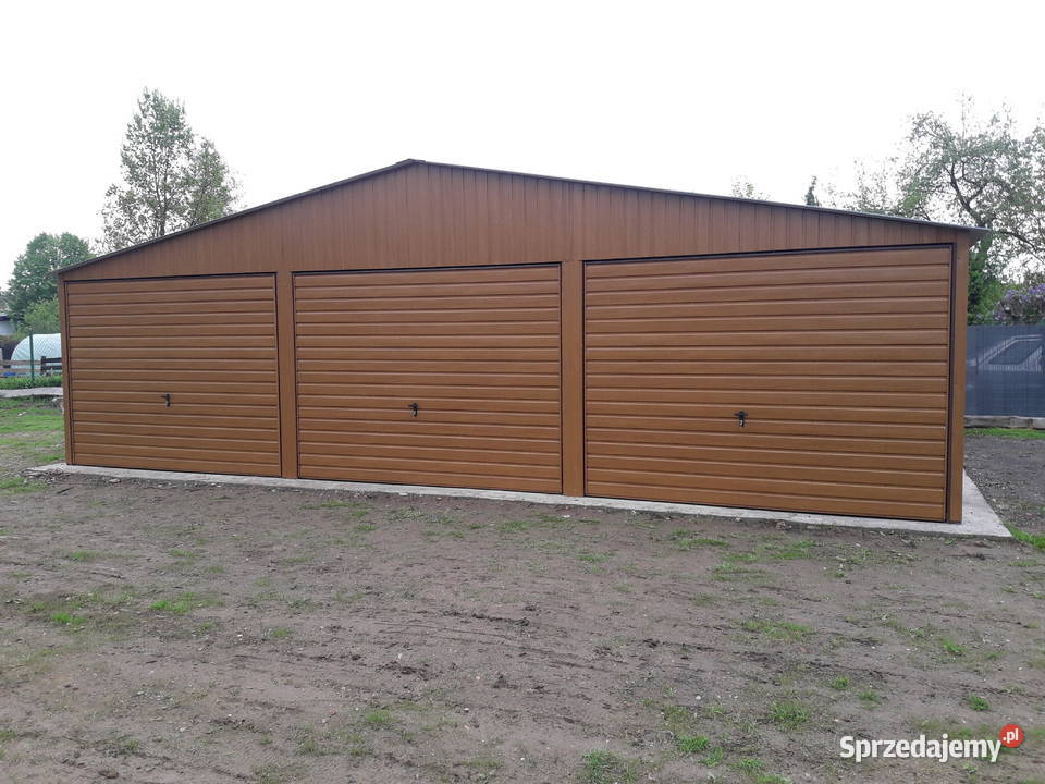 Garaż Blaszany 13x10m Hala Magazynowa Schowek Sanok