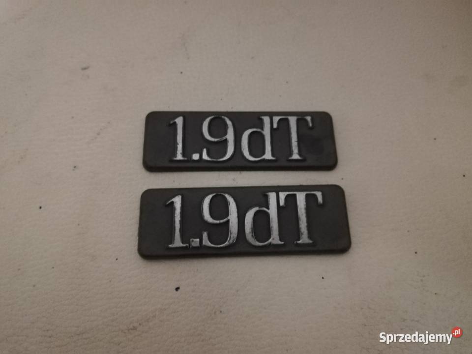 Emblematy na błotnik Renault 19 19dT turbodiesel Łask