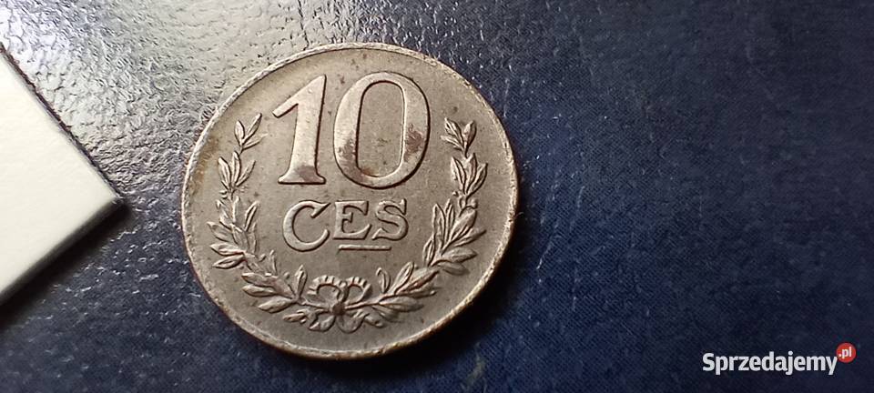 Stare monety 10 centymów 1921 Luksemburg Lesko