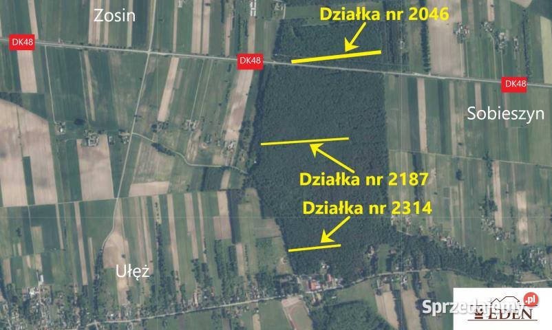 Działka Ułęż 12600m2