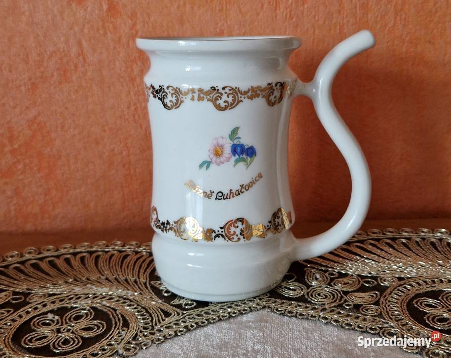 Porcelanowa pijałka Czechosłowacja Cieszyn