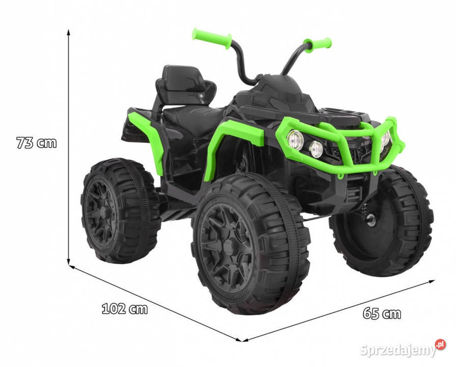 Quad ATV 12V 45W EVA MP3 Radio LED Wolny Start