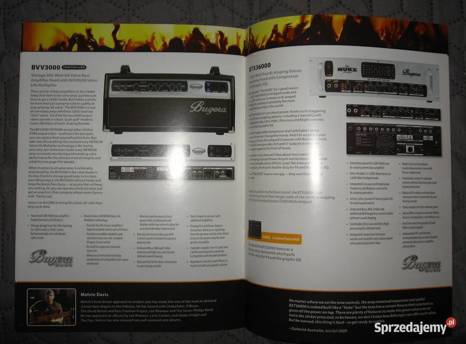 Bugera Amps Catalog April 2011 katalog