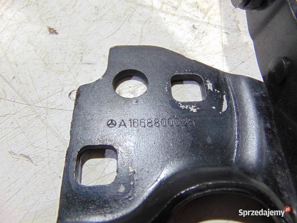 ZAWIAS MASKI 197 MERCEDES ML W166 A1668800028 Zawiasy, bolce i prowadnice