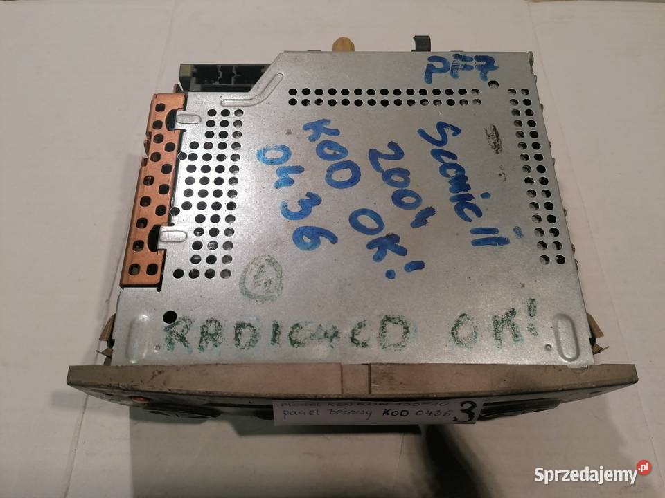 radio CD kod model RDW13310 Renault Scenic 2 i Piotrków Trybunalski