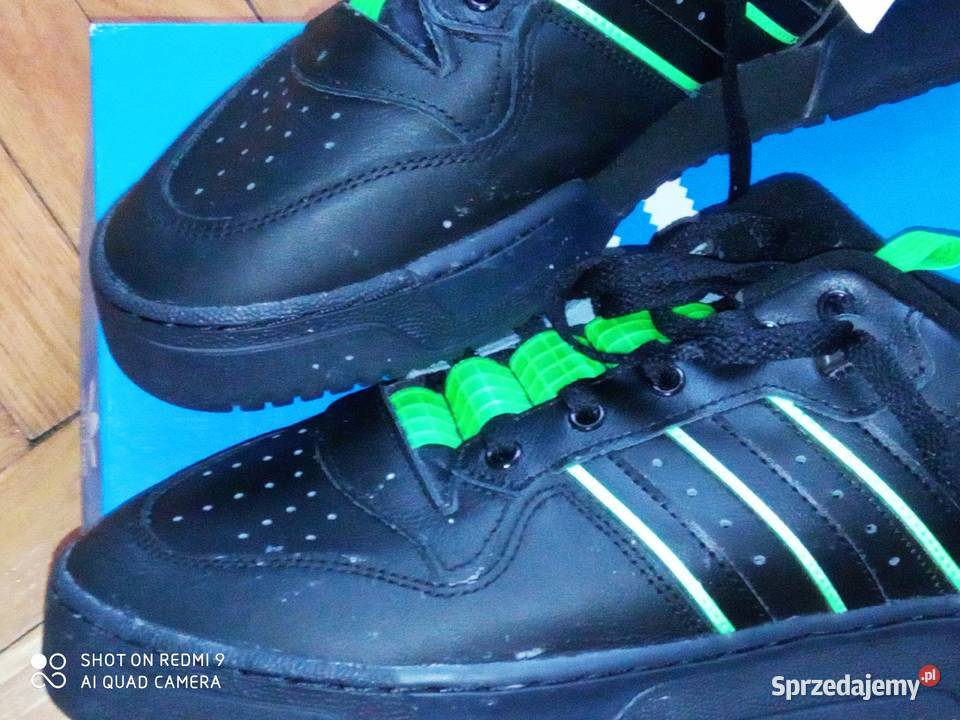Adidas Rivalry Low CZARNO ZIELONE r 445 ok 285 Kraków sprzedam