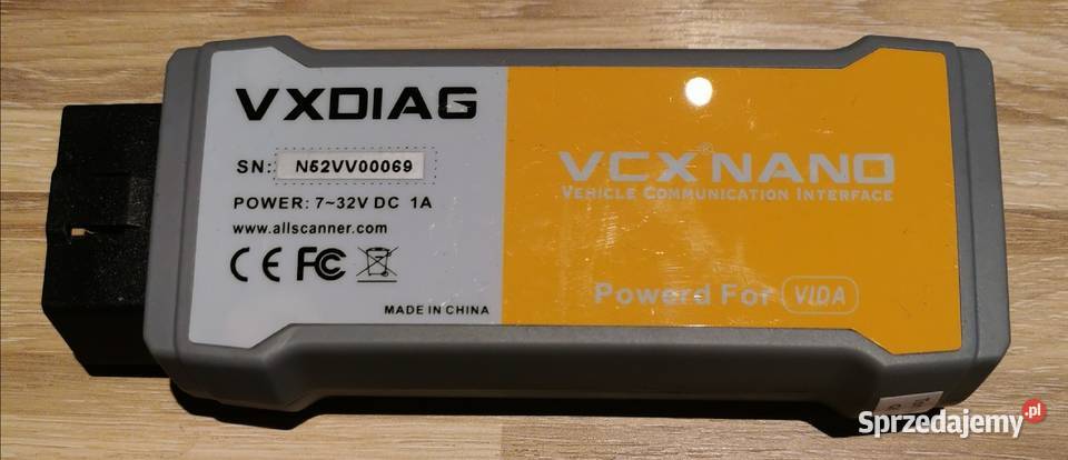 VXDIAG VCX NAN0 vida tester VOLVO Zgorzelec