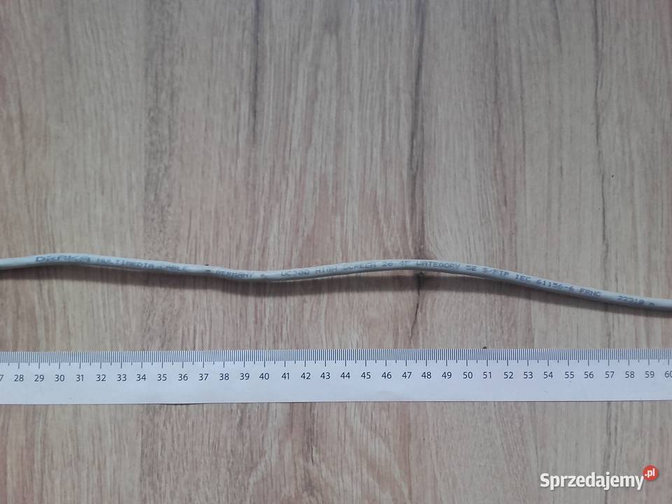 Kabel LAN RJ45 10m CAT 5e kolor jasnoszary kujawsko-pomorskie Bydgoszcz