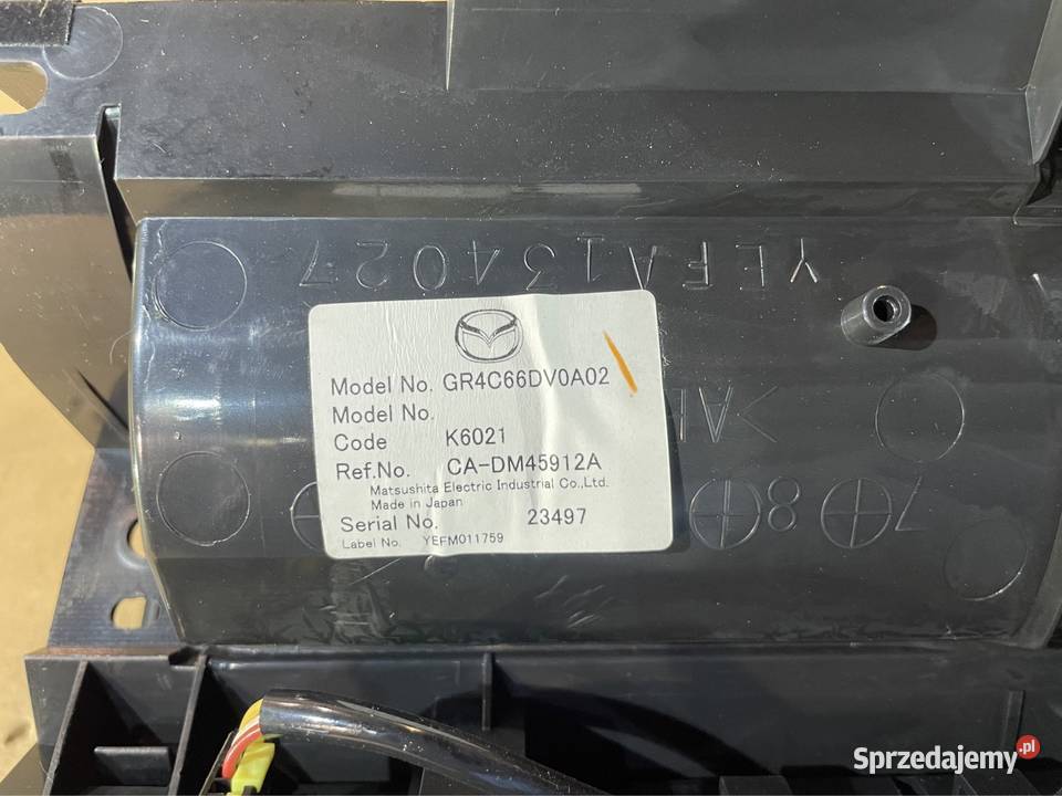 GR4C 66DV0A02 wyświetlacz nawigacji mazda 6 gg zachodniopomorskie