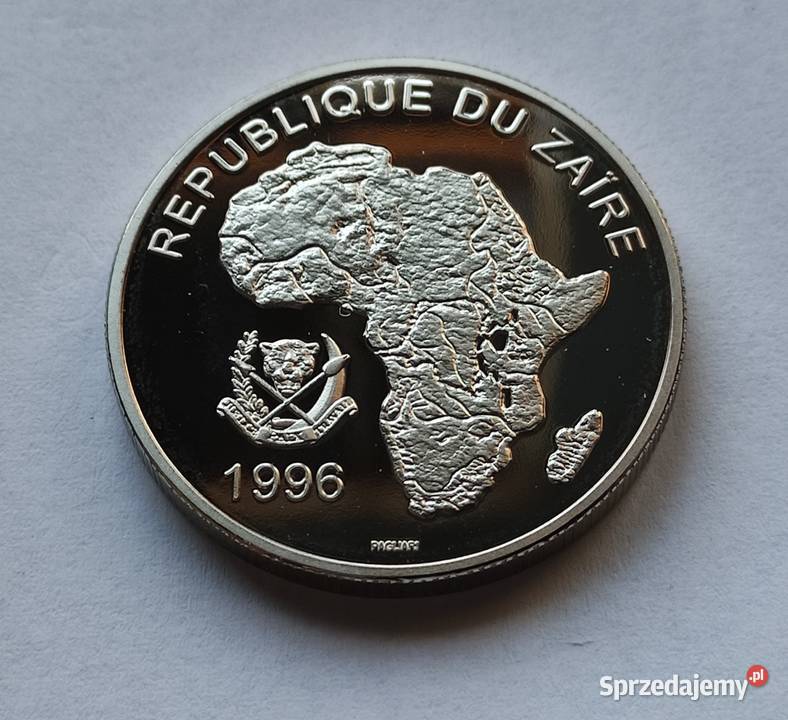 Moneta REPUBLIKA DU ZAIRE 500 ZAIRES 1996 Goryl Pruszków