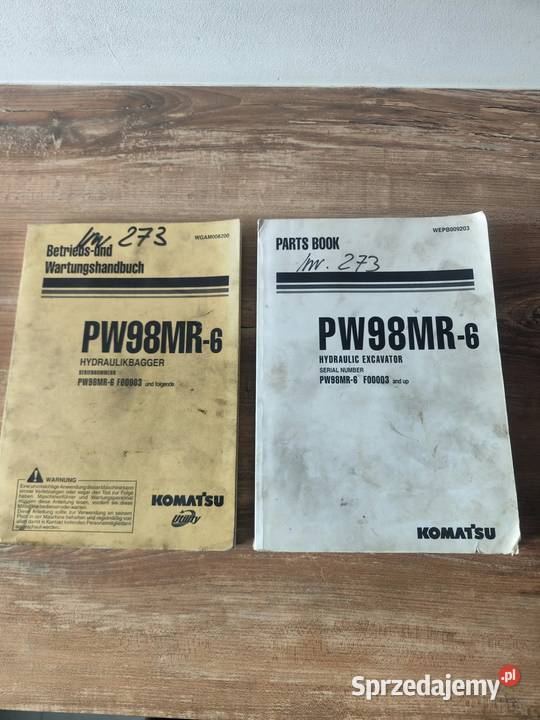 Koparka kołowa komatsu pw 98 mr 6 Szwajcaria Koszalin