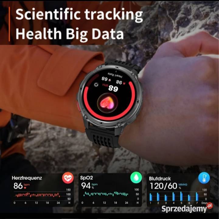 Smartwatch 17 cala Ultra HD Amoled małopolskie