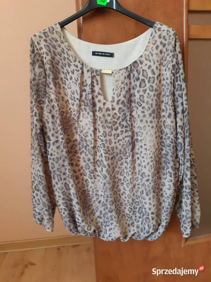 Piękna elegancka bluzka panterka rLXL 30zl Bluzki i koszule Pewel Wielka