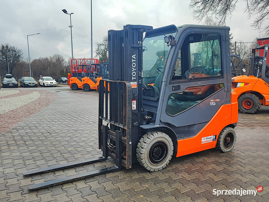 Wózek widłowy Toyota 028FGF15 15 t triplex 43 m małopolskie Kęty