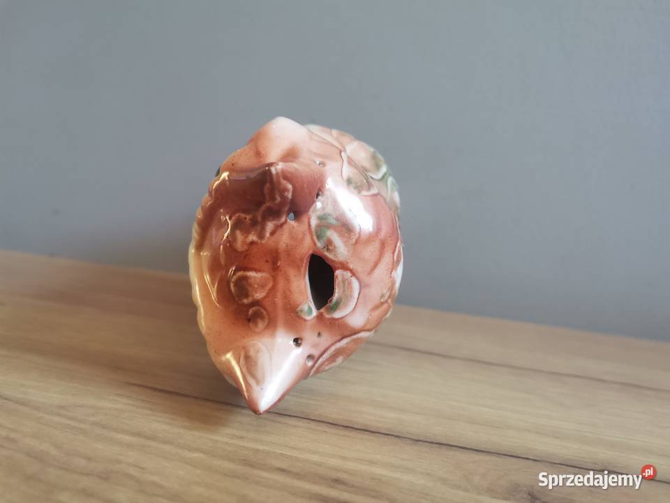 Stara figurka lampka Sowa porcelana Steatyt Siemianowice Śląskie