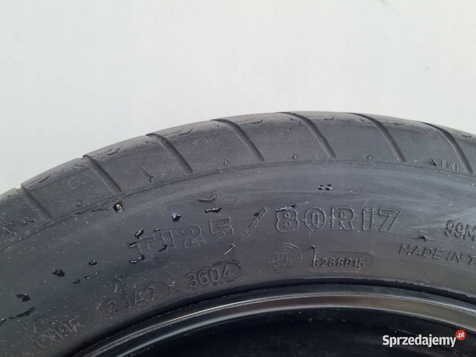KOŁO DOJAZDOWE Audi A4 B6 B7 dojazdówka 12580 Motoryzacja