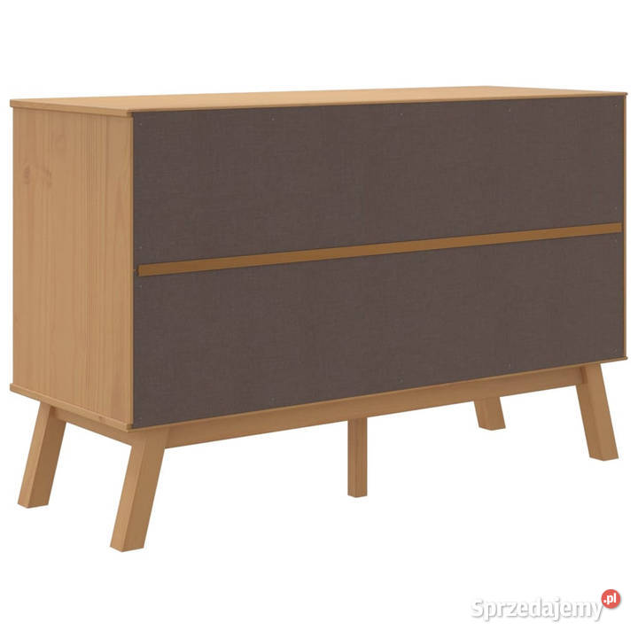 Komoda OLDEN białobrązowa 114x43x735 lite drewno mazowieckie Warszawa