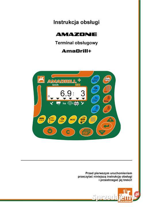 Instrukcja obsługi sterownik Amazone AmaDrill