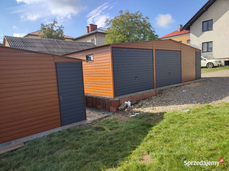 Duży Garaż Blaszany Wiata Garaże Blaszane samodzielny Częstochowa sprzedam