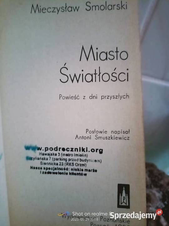 Miasto światłości Smolarski księgarnia Praga Warszawa