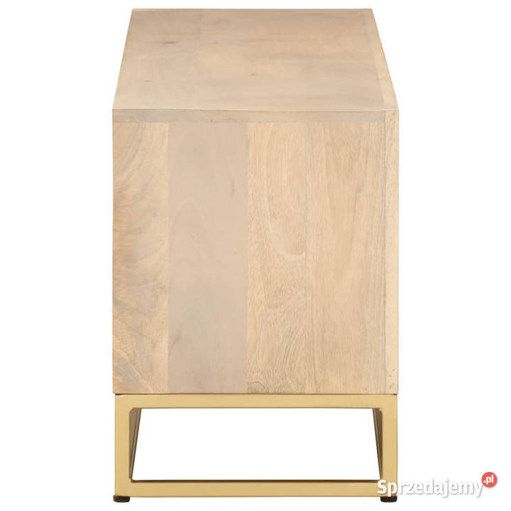 Szafka pod TV 110x30x40 lite drewno mango i Warszawa