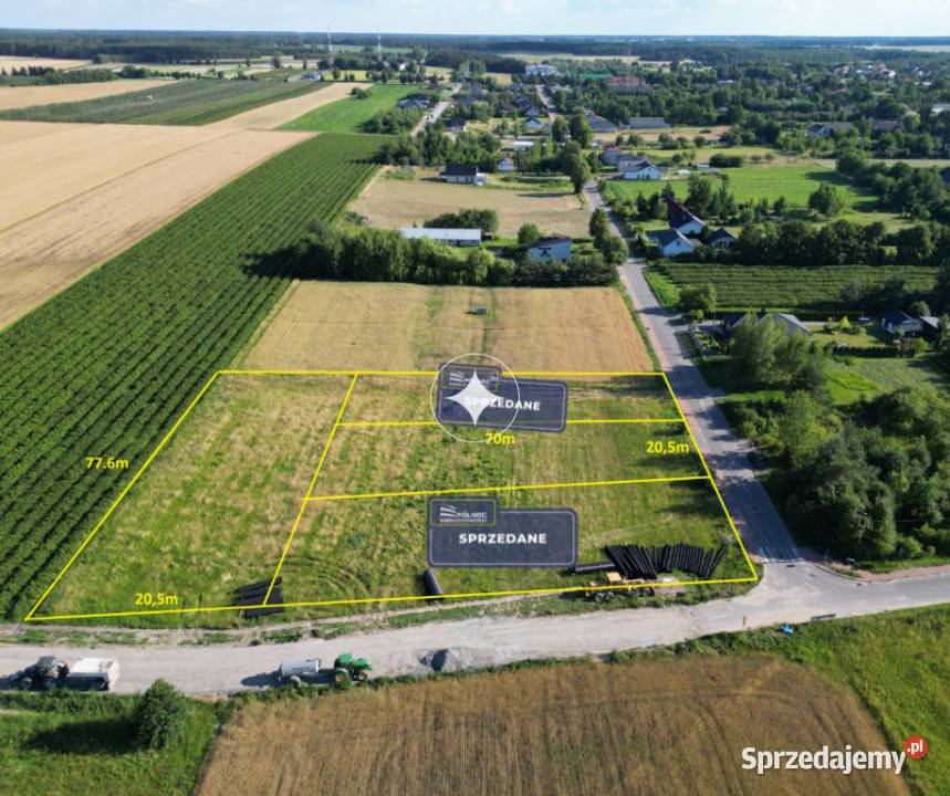 2 działki budowlane Polnej w Janowie Podl Janów Podlaski sprzedam