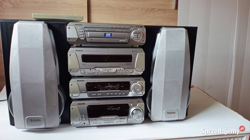 Wieża Technics dv290 z DVD i MP3 Najwyższy model Mroczeń