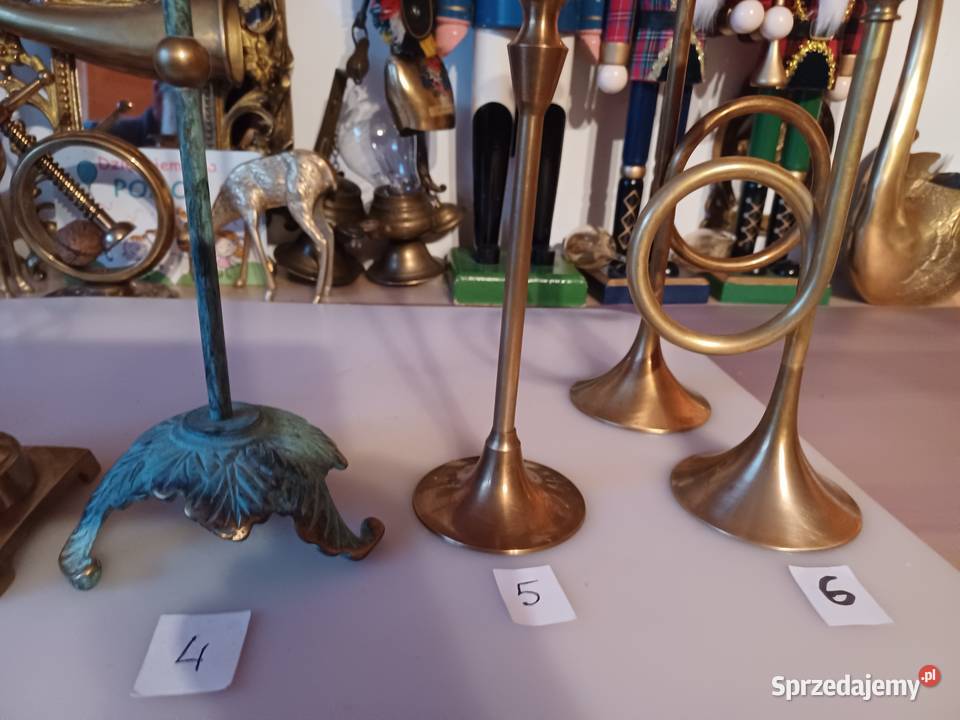 Mosiężne świecznik Wyprzedaż kolekcji