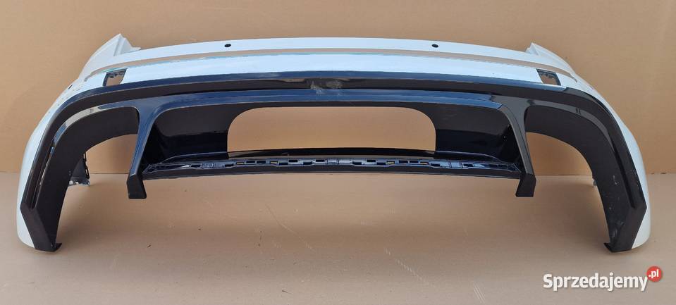 VW TOUAREG 7P RLINE ZDERZAK TYŁ DYFUZOR CHROM Bieleń