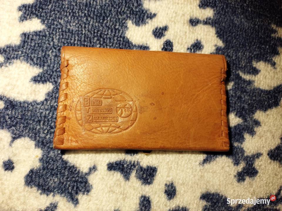 Cepelia portfelik PTTK skóra PRL
