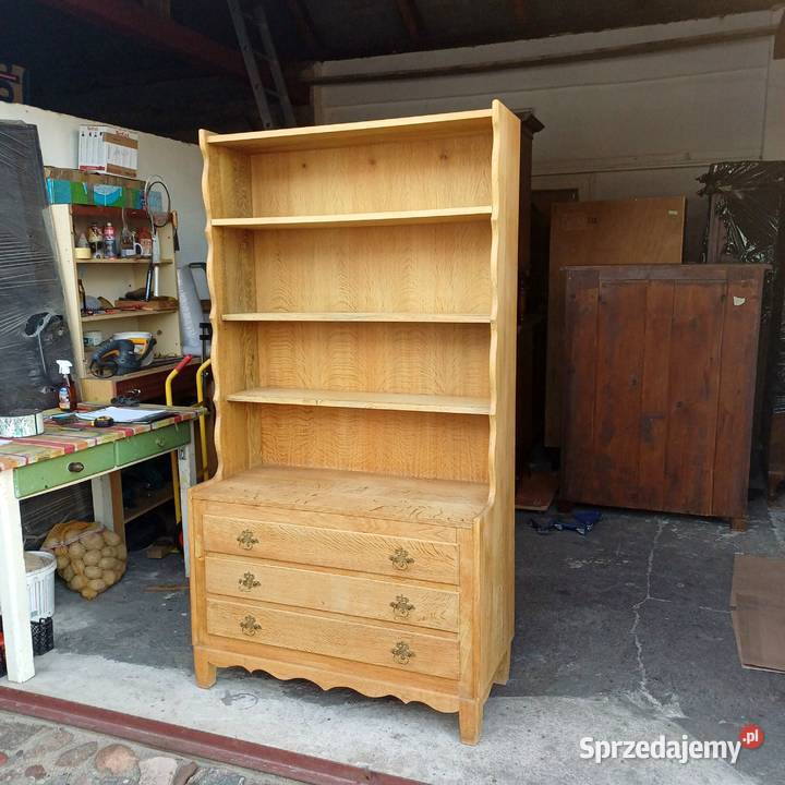 Reprezentacyjna Biblioteka Regał z 3 szufladami Meble wielkopolskie Suchorzew