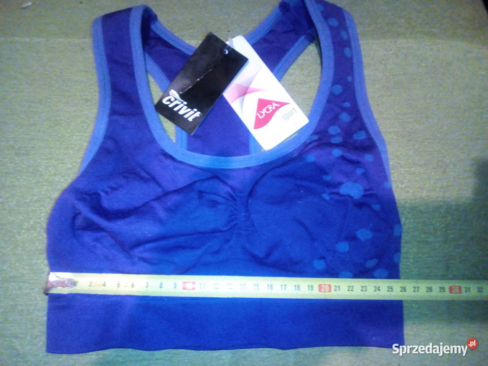 Biustonosz sportowy damski CRIVIT Lycra Sport M Zebrzydowa