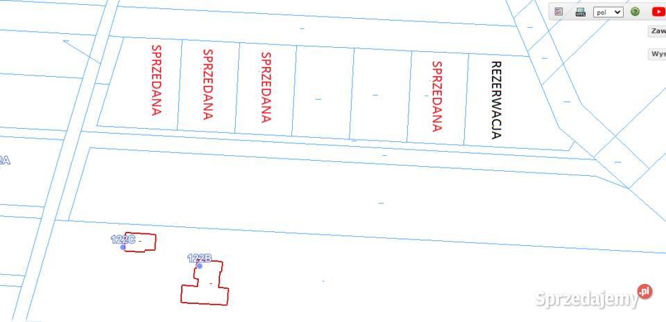 Działki budowlane 1000m2 300m Głowna Głowno