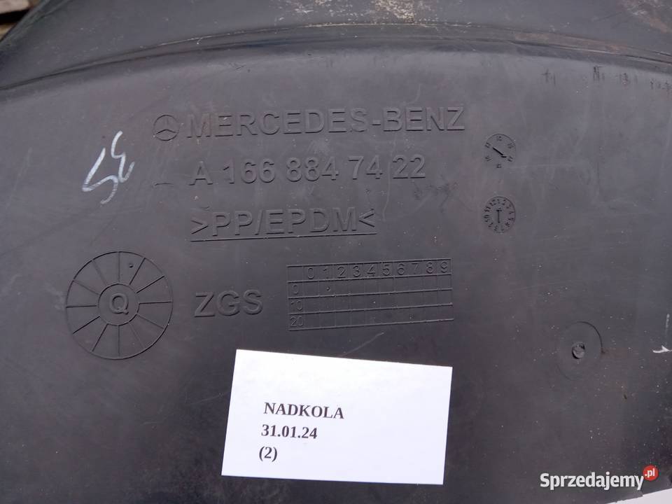 NADKOLE LEWY TYŁ MERCEDES GL W166 X166