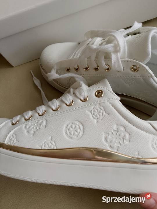 Guess białe sneakersy BONNY rozmiar 37 Olkusz