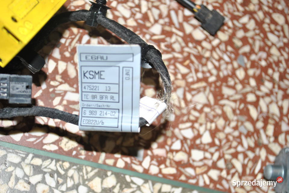 Wiązka elektryczna fotela kierowcy BMW E60 E61 Poręba