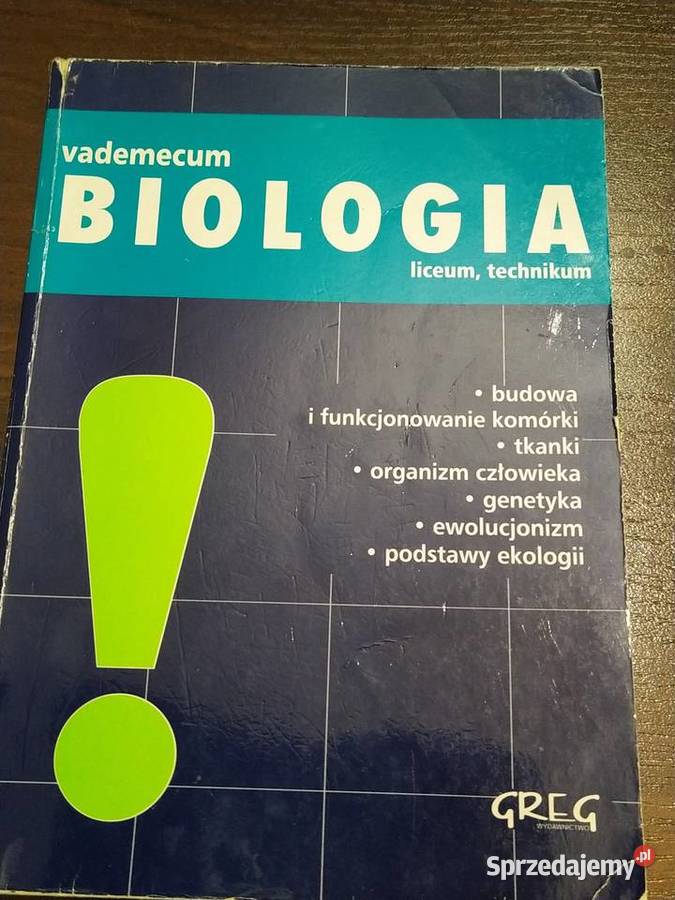 Vademecum Biologia Greg Liceum technikum