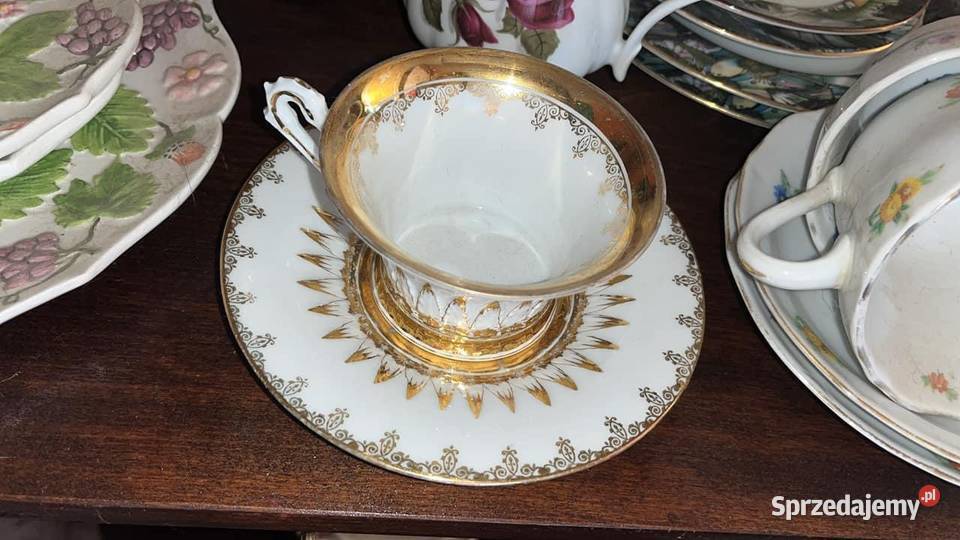 FiliżankaJaeger Marktdrewitz Syg JC 18981923 Porcelana i szkło Gdańsk