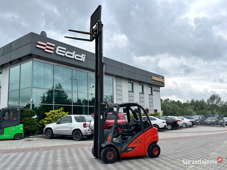 Wózek widłowy Linde H25T02 25 t LPG triplex 471 gaz Kęty sprzedam