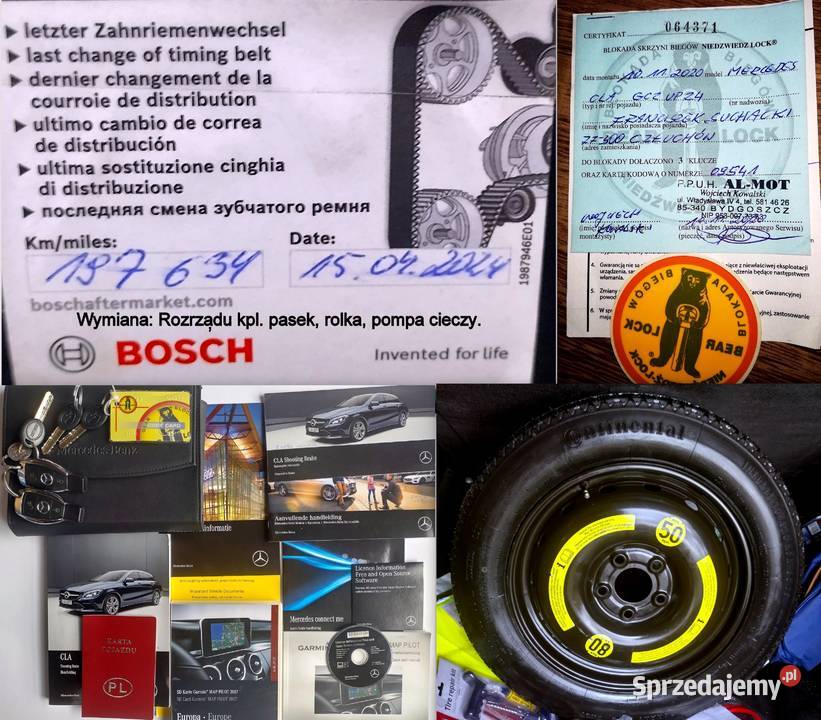 MercedesBenz CLA Shooting Brake 180 d AMG Line autoalarm Człuchów sprzedam