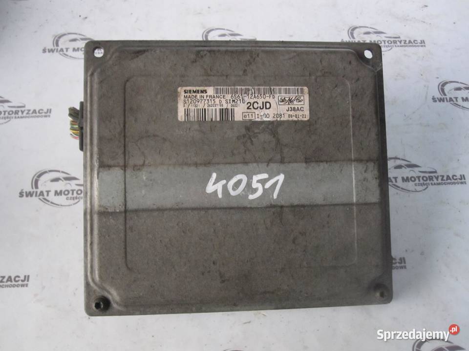FORD FIESTA MK5 125 16V komputer sterownik