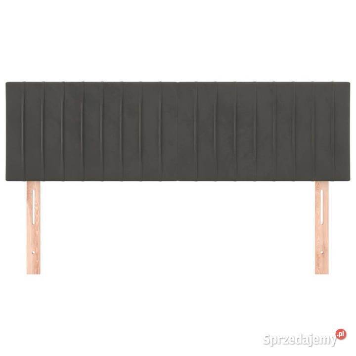 Zagłówki do łóżka 2 ciemnoszare 72x5x7888 mazowieckie Warszawa