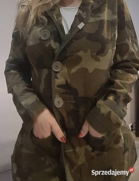 Kurtka marynarka żakiet damski moro 38M Łódź