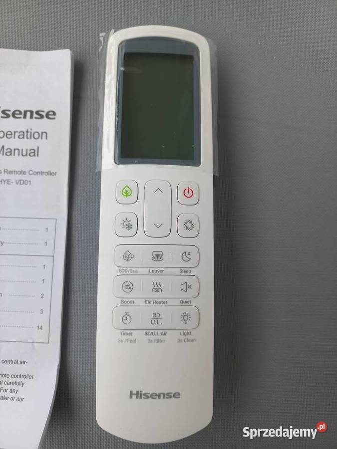 Pilot klimatyzatora Hisense Warszawa