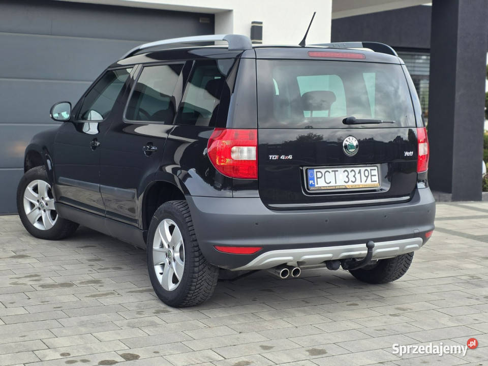 koda Yeti 20TDI 4X4 DSG niski przebieg 174850 Czarnków